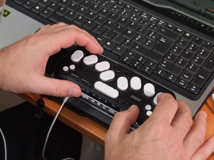 Clavier en braille